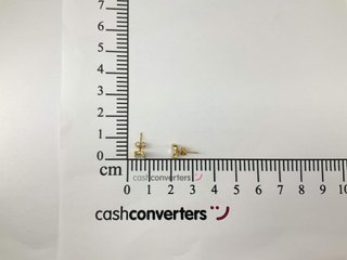 pendientes oro 18k con piedra