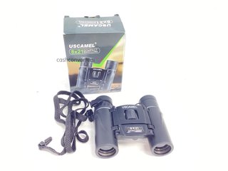 prismatico binocular uscamel 8x21 compact