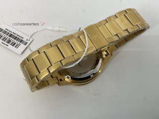 reloj pulsera caballero maserati dorado cara azul crono 40097 8873640008