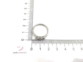 anillo oro 18k con piedra con diamante de laboratorio t. 14 (17,2 mm)