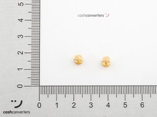 pendientes oro 18k con piedra