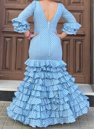 Traje de Flamenca Lunares Talla 38-40