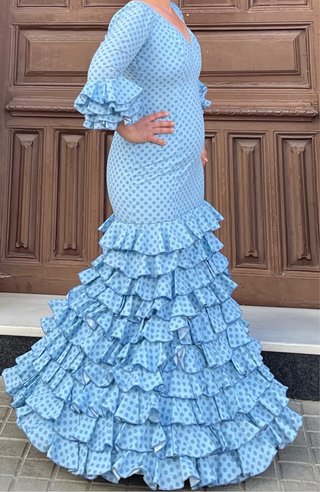 Traje de Flamenca Lunares Talla 38-40