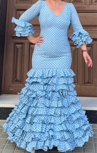 Traje de Flamenca Lunares Talla 38-40