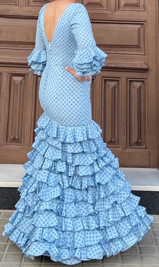 Traje de Flamenca Lunares Talla 38-40