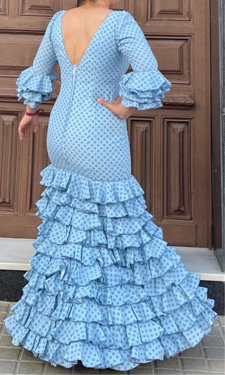 Traje de Flamenca Lunares Talla 38-40