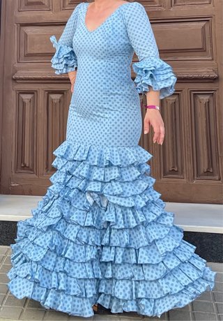 Traje de Flamenca Lunares Talla 38-40