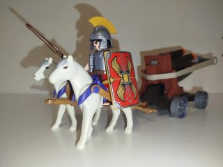 Playmobil Ballesta Romana con Caballos