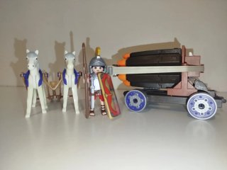 Playmobil Ballesta Romana con Caballos