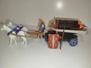 Playmobil Ballesta Romana con Caballos