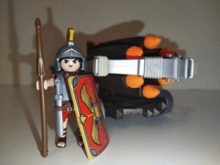 Playmobil Ballesta Romana con Caballos