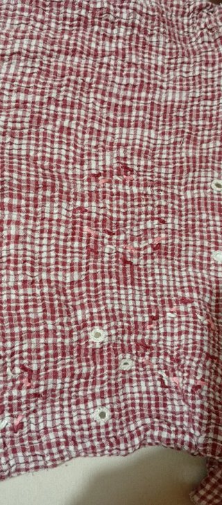 Crop top cuadros, Zara Trafaluc Talla M