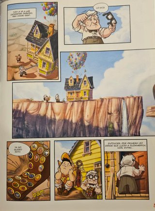 Cómic Up Disney Novela ilustrada
