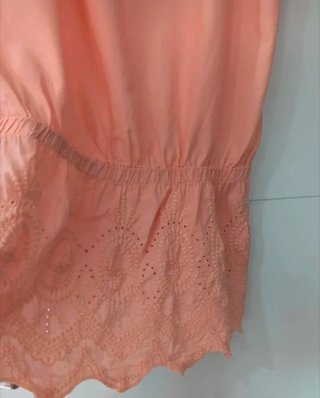 Blusa Bershka Naranja o Blusa TEX rayas beig