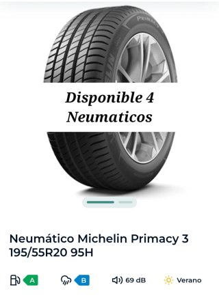 195/55R20 95H Michelin Primacy 3