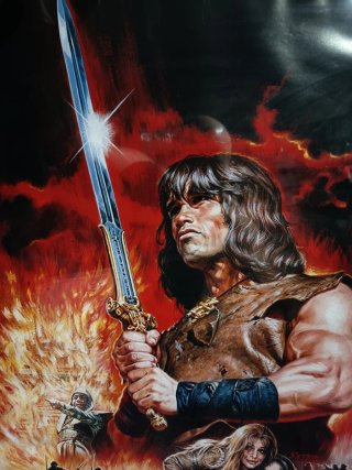 CONAN THE BARBARIAN 1982 original Japan poster