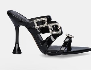 Exé Shoes Sandalias Mulé Tacón Charol