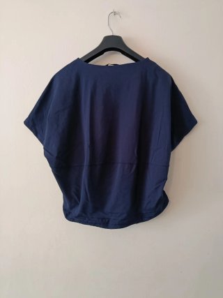 Camiseta Zara Oversize Azul Talla Única