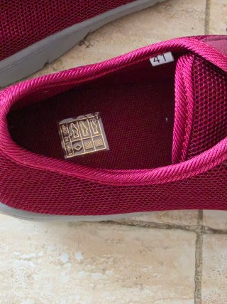 Zapatillas deportivas granate talla 41
