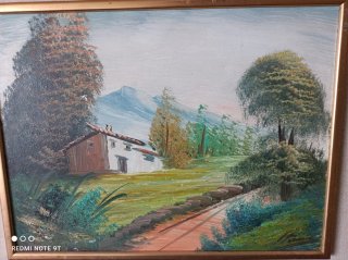 OFERTA!!Cuadro antiguo al óleo