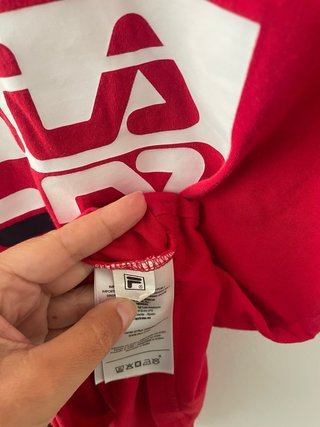 Camiseta Fila Roja Talla S