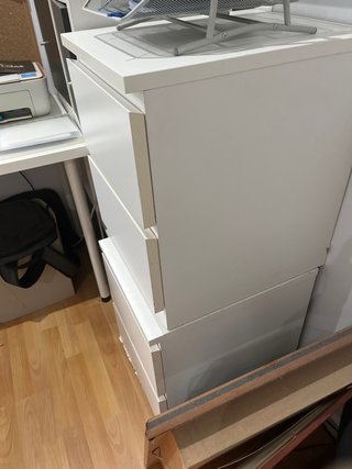 Pack mesita noche blancas Ikea
