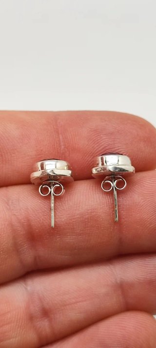 Pendientes de Plata y Topacio Místico.