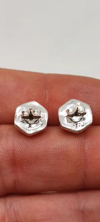 Pendientes de Plata y Topacio Místico.