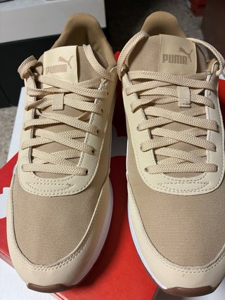 Zapatillas Puma Hombre Beige y Blanco