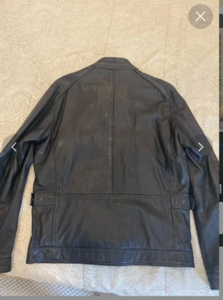 Chaqueta de cuero Massimo Dutti