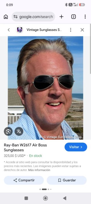 Gafas Ray-Ban Air Boss(y2k)