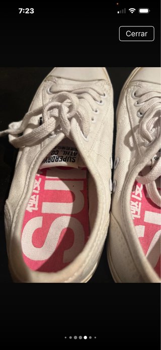 Superdry Bambas Blancas Mujer