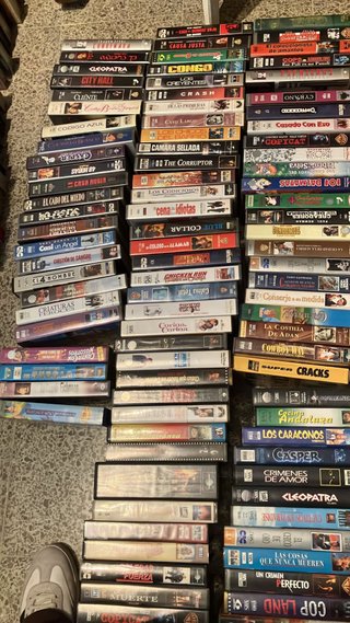 Lote 20 VHS Películas Variadas