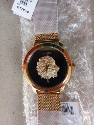 Orologio Guess Donna Leone Oro Nero