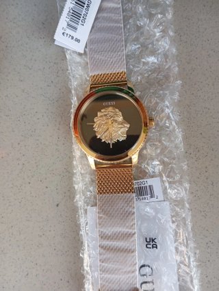 Orologio Guess Donna Leone Oro Nero