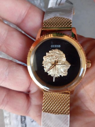 Orologio Guess Donna Leone Oro Nero