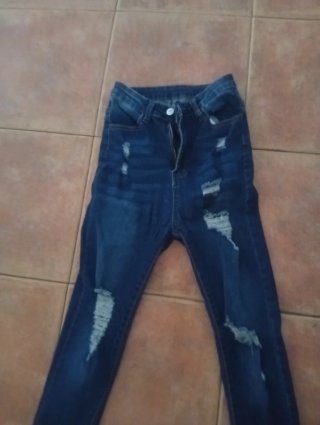 Tejanos tiro alto Shein Talla XS