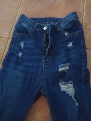 Tejanos tiro alto Shein Talla XS