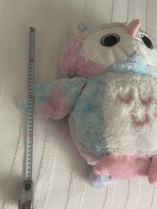 Búho peluche tonos pastel 40cm