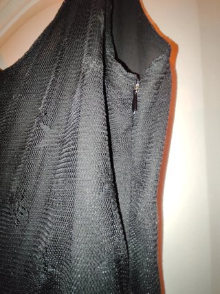 Vestido negro Mango con estrellas