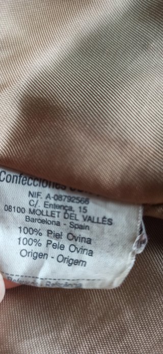 Chaqueta de piel Marrón