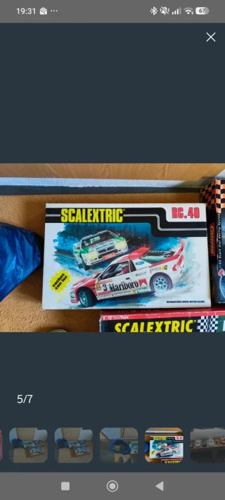 2 x Scalextric RAC Rally