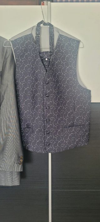 Traje de Novio Gris Talla 48