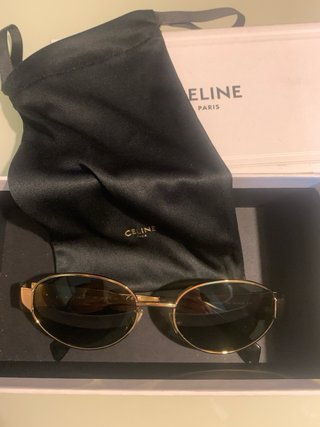 Gafas de sol Celine doradas y verdes