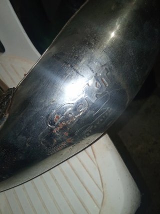Tubo de escape moto