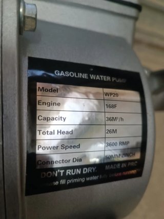 Motobomba gasolina bomba de agua