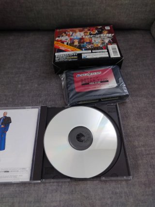 King of Fighters '96 Sega Saturn + Cartucho RAM