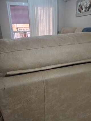 Sofá de 2 plazas beige