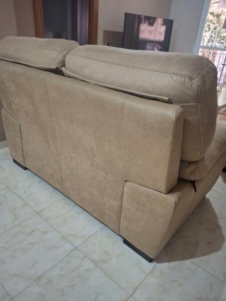 Sofá de 2 plazas beige