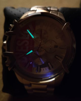 Reloj Diesel Griffed dorado, nuevo